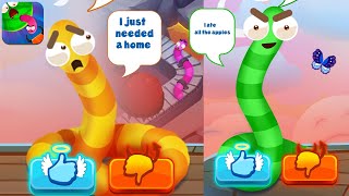 Worm out: Brain teaser & fruit Walkthrough Mobile Gameplay iOS,Android Game New Update Max Level #01 screenshot 4