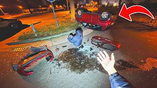 BROERTJE CRASHT ZIJN BROMMOBIEL...!