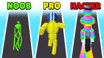 🤢 NOOB vs 😎 PRO vs 😈 HACKER - Rope-Man Run | Download App Store APK