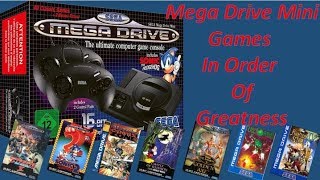 Sega Mega Drive Mini Games In Order Of Greatness (All 42 Games Rated)