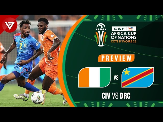 🔴 COTE D'IVOIRE vs DR CONGO - Africa Cup of Nations 2023 Semi-Finals  Preview✅️ Highlights❎️ 