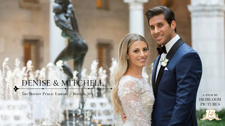 Denise + Mitchell ~ Magical Fall Boston Public Lib...