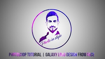 Galaxy Logo Design From Face | Photoshop Tutorial