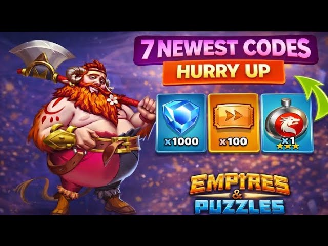 Latest 🎁 Empires & Puzzles Codes 2026! Limited Time | New Empires