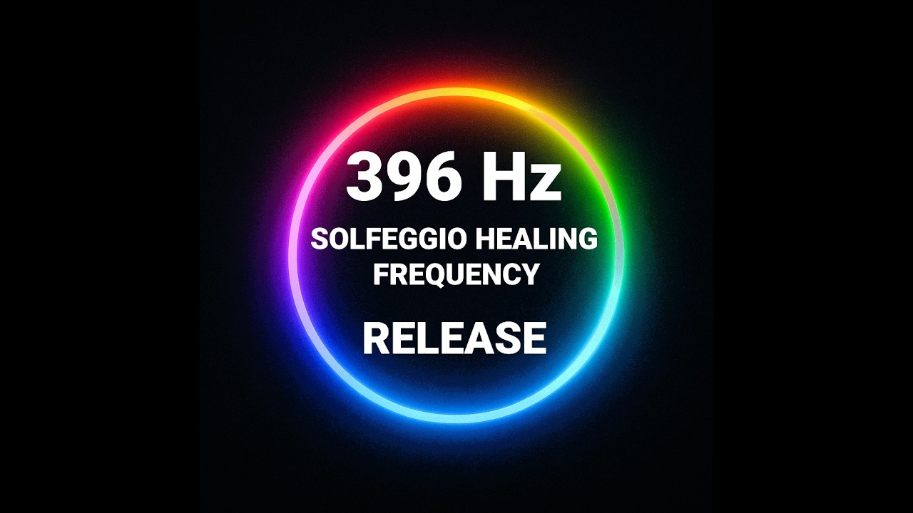 396 Hz Solfeggio Tone — Emotional Release & Trauma Healing, Root Chakra Balancing (Black Screen)