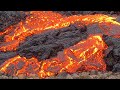 Countless lava springs form along the edges of new lavafield. Rock experiments! 05.08.22 Iceland.