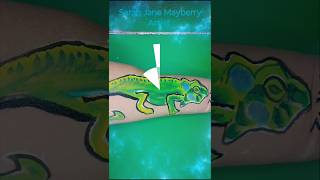 Another Lizard body painting brought to you by Sarah Jane Mayberry. #bodypainting #sarahjanemayberry