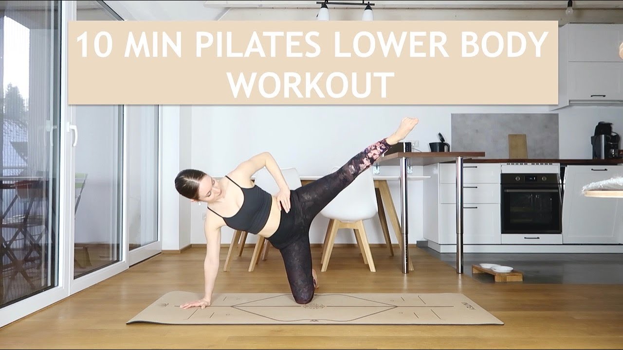 10 Min Lower Body Workout || at home pilates workout - YouTube