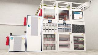 Reacton Electrical Cabinet Clean Agent Automatic Fire Suppression System