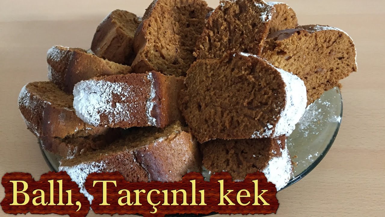 Ballı, Tarçınlı Kek Tarifi, Bal ile yapılan ve puf puf kabaran nefis bir lezzet ballı kek....