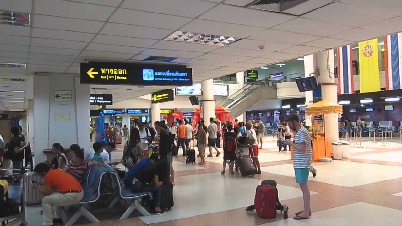 Phuket Airport Departure Hall YouTube