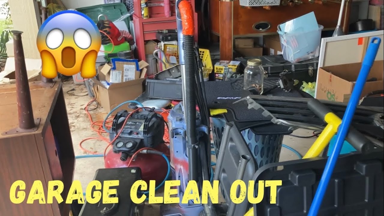 Garage Clean Out! Where Do We Start!! Part 1 YouTube