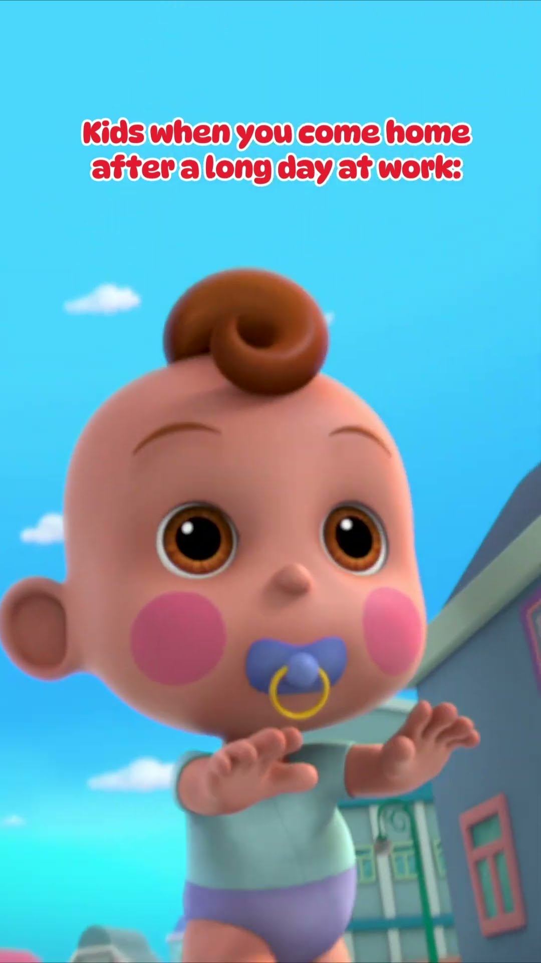 Gimme a Hug! Some Super Hugs for You ? #giant #baby #cartoon
