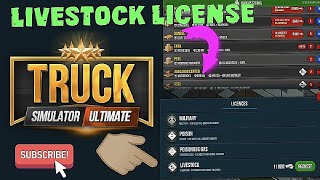 How to get new licence livestock 🐄 truck simulator ultimate Zuuks ®💳 screenshot 4