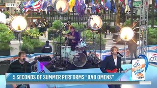 5SOS "Bad Omens" Performance Today Show 30 September 2022