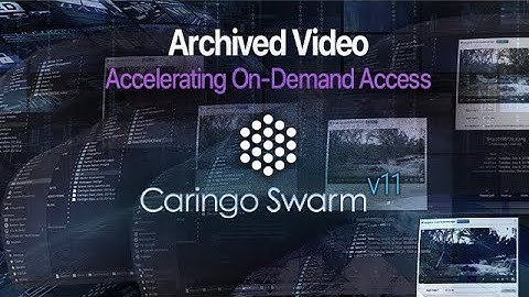 Accelerating On Demand Access to Video Archives with Swarm 11