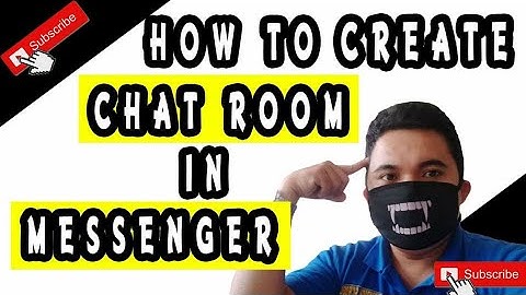 How to Create Chat Room in Messenger | vHin the Explorer PH