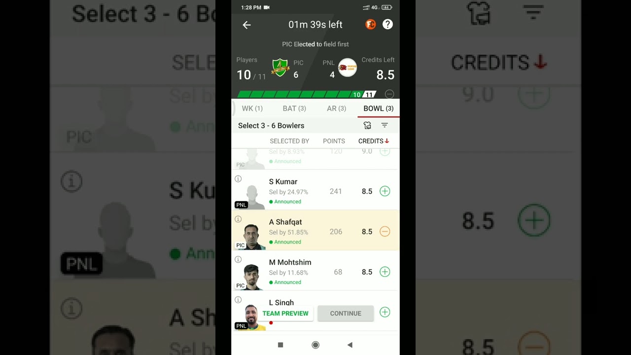 DREAM 11 SMALL WIN DAILY