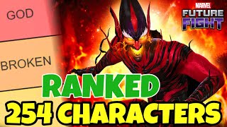 254 CHARACTER MEGA TIER LIST - Best Characters MARCH 2023 l Marvel Future Fight screenshot 4