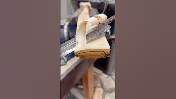 Relaxing Drawknife on Hickory Axe Handle #asmr #satisfying #relaxing