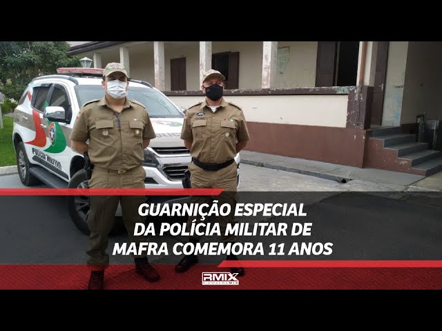 Guarnição Especial da Polícia Militar comemora 11 anos em Mafra