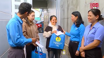 Thăm, chúc tết các chủ nhà trọ và công nhân ở trọ