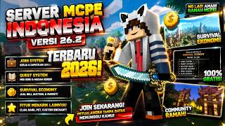 MCPE SERVER INDONESIA 26.2 TERBARU 2026 - MINECRAFT PE SERVER INDONESIA