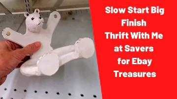 Slow Start Big Finish -Thrift With Me at Savers for Ebay Treasures