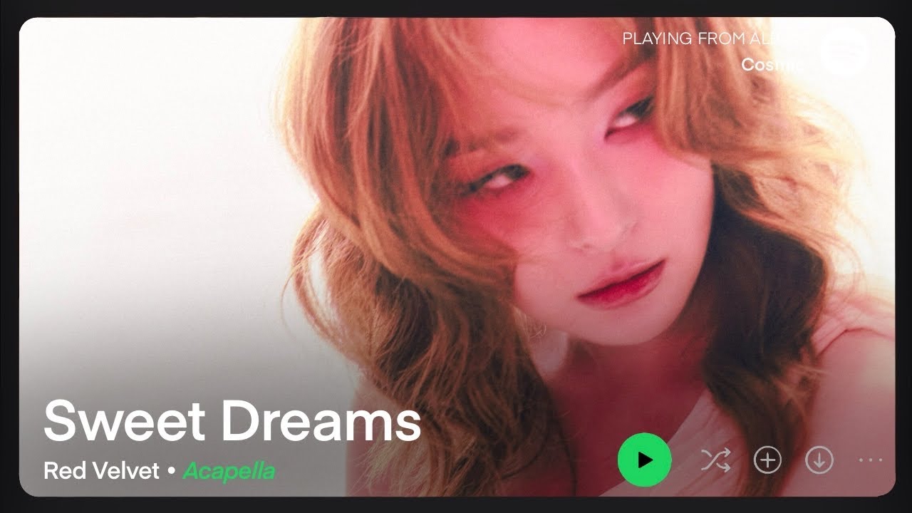 Red Velvet — Sweet Dreams (Clean Acapella/Vocals Only)