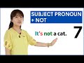 Learn Subject Pronouns + Not | Basic English Grammar Course