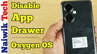 Disable App drawer in Oneplus phone | Oxygen OS