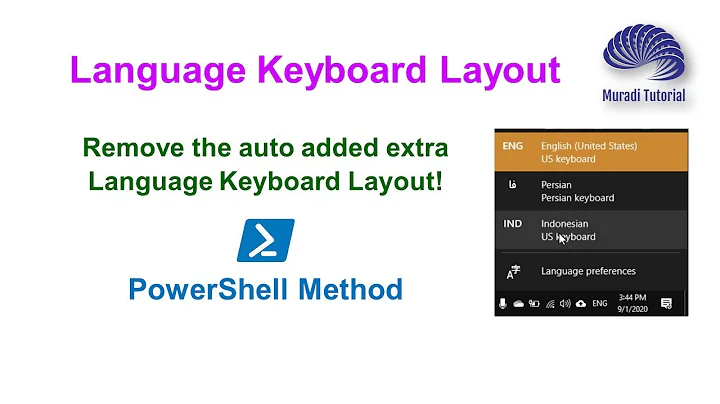 How to remove the extra, unwanted language keyboard layout on the taskbar-Solved!