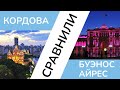 Аргентина - рассмотрели и сравнили 2 главных города страны: Кордобу и Буэнос-Айрес.