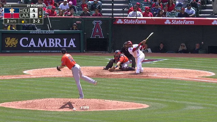 HOU@LAA: Hoyt strikes out Maldonado to preserve lead