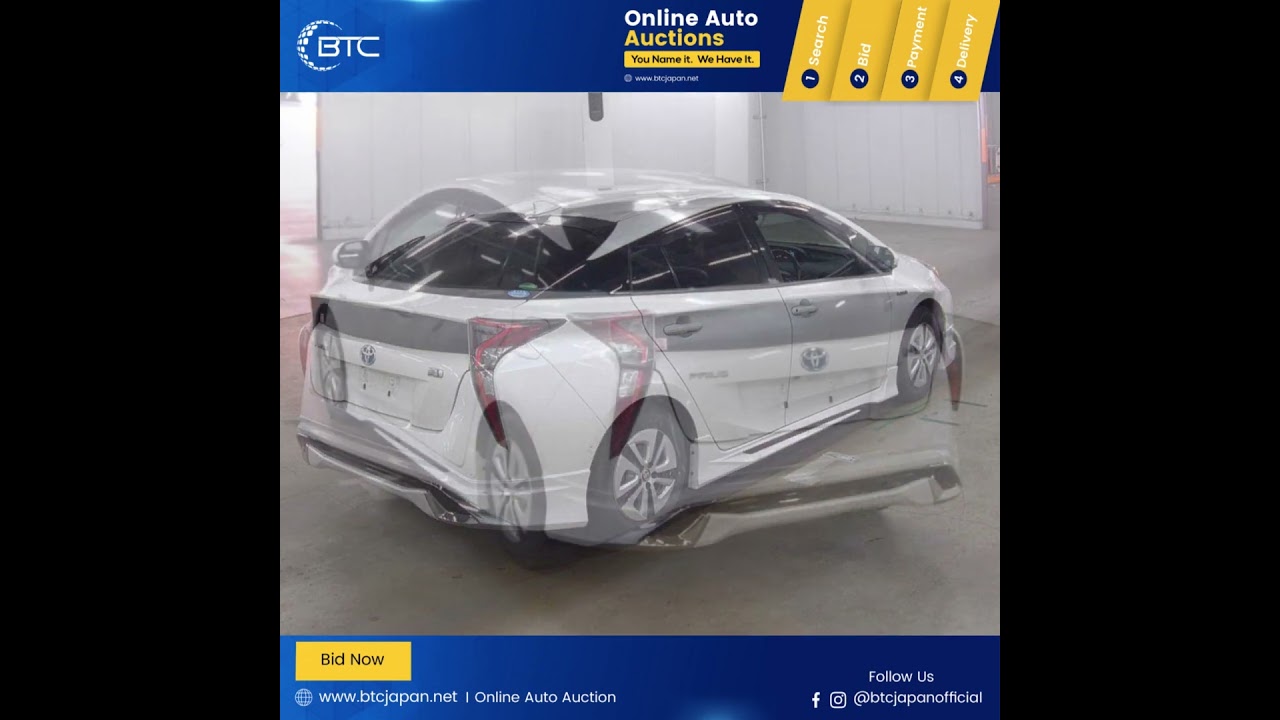 Tyota Prius 2016 | BTC JAPAN GLOBAL AUTO EXPORTER