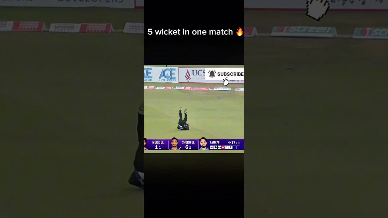 🔥Faheem Ashraf get 5 wicket today BPL match 2025-26 