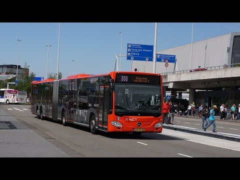 Connexxion and other buses at Schiphol Airport