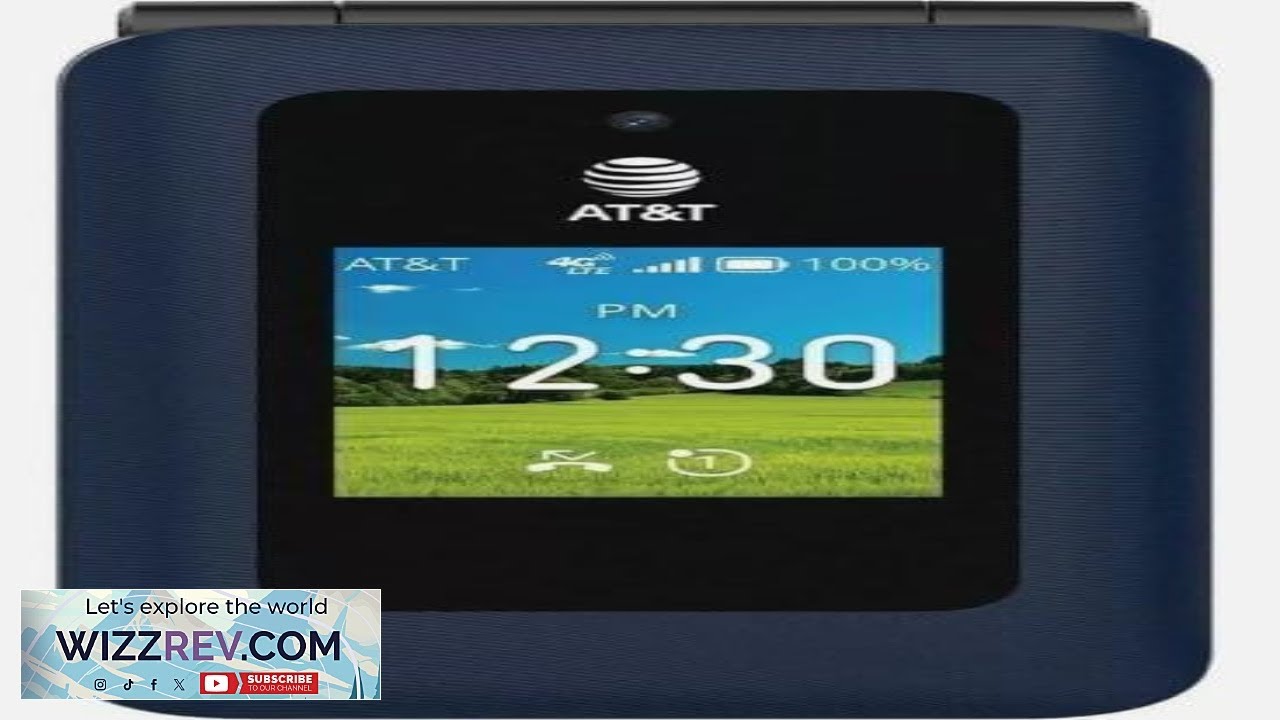 AT&T Cingular Flex 2 Smart Flip 4GB Unlocked Phone (Classic Navy) - YouTube
