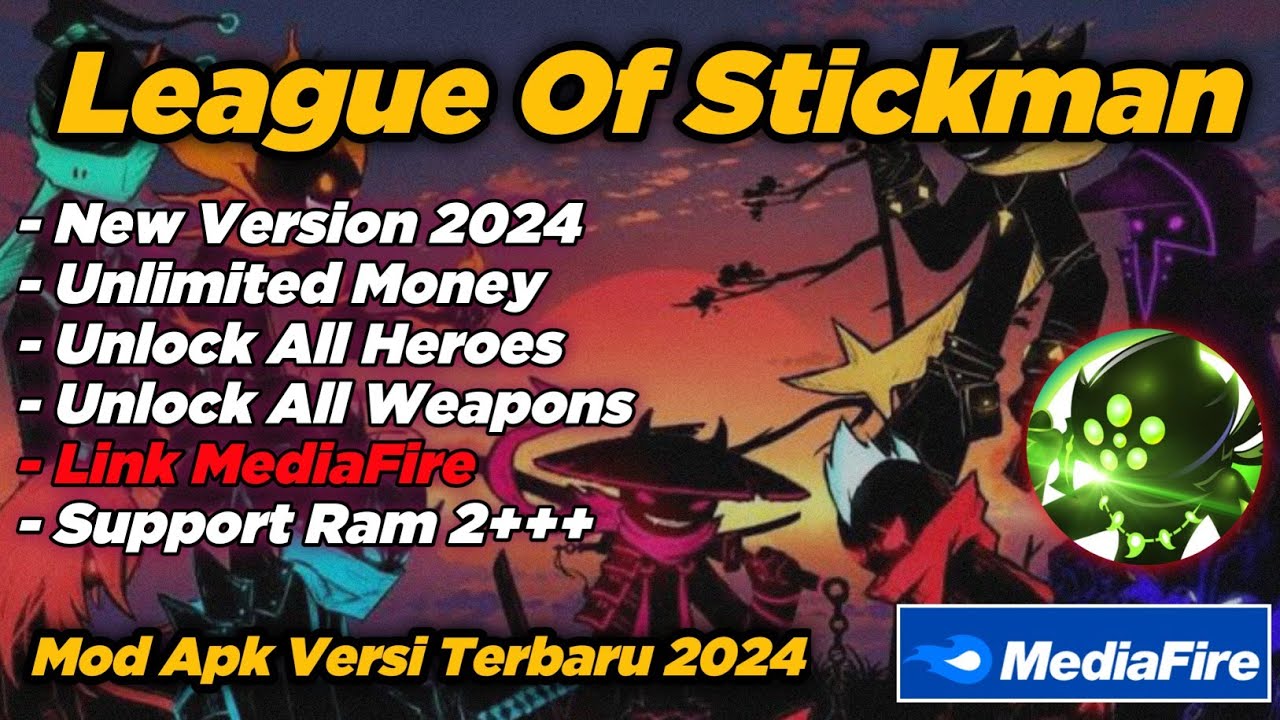 Update Terbaru 2024 League Of Stickman Mod (Unlimited Money) &