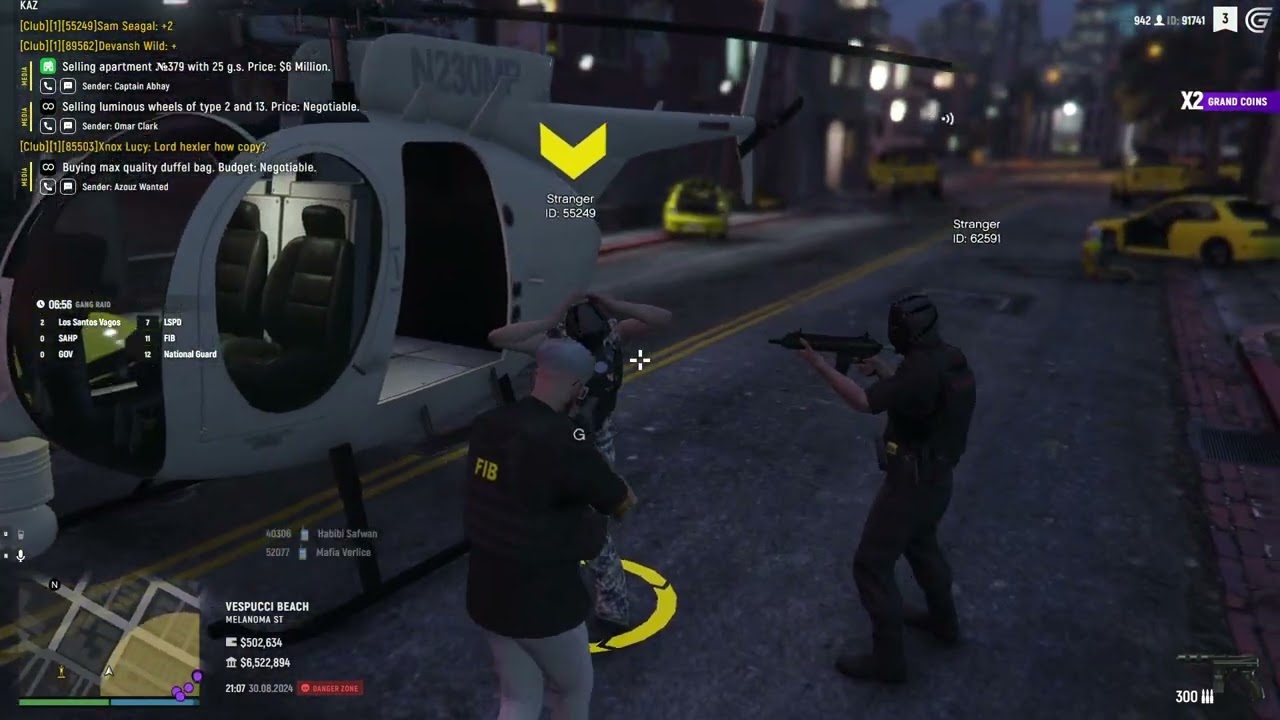 FIB Going Vagos Gang Raid is successful complete thanks SHAP LSPD GTA 5 GRAND RP EN 3￼