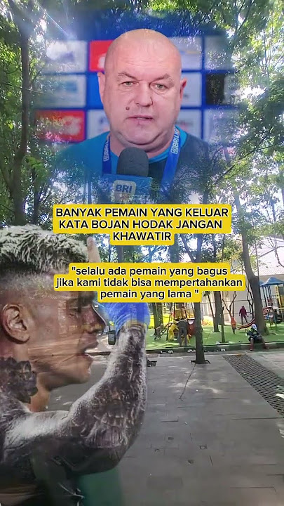 bojan hodak pemain pergi sudah biasa #persib #infopersib #beritapersib #shorts #persibday