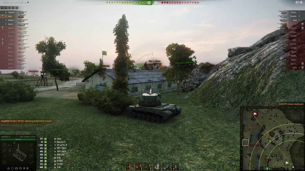 world of tanks news Bat Chatillon 155 55 Ace Tanker on Mines - emja [NOS-G] - World of Tanks