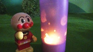 アンパンマンおもちゃ☆アニメ　ハロウィンのキャンドルを買ったよ　Aiueomocha Anpanman Toys