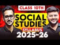 CBSE Class 10th New SST Syllabus for Session 2025-26 | Class 10 Social Science Syllabus 2026 #ncert
