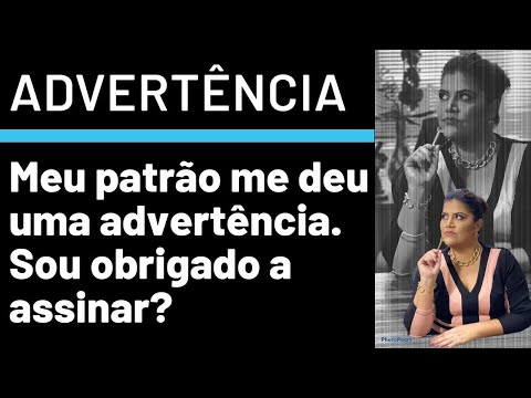 Vídeo: Quando forçado a assinar documentos no trabalho?