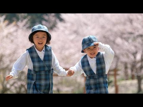素敵な入学&卒業記念の写真撮影のようす