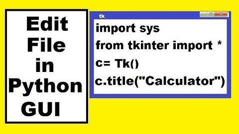 Python: Read File into GUI Textbox & Edit Data