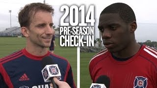Mike Magee and Sean Johnson join Chicago Fire camp after USMNT stay | 2014 Preseason
