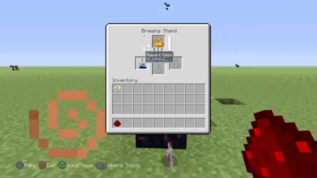 How to make a potion of strength in minecraft - YouTube