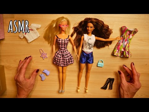 Selecting Barbie clothes - soft spoken ASMR